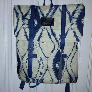 Burton tie dye backpack